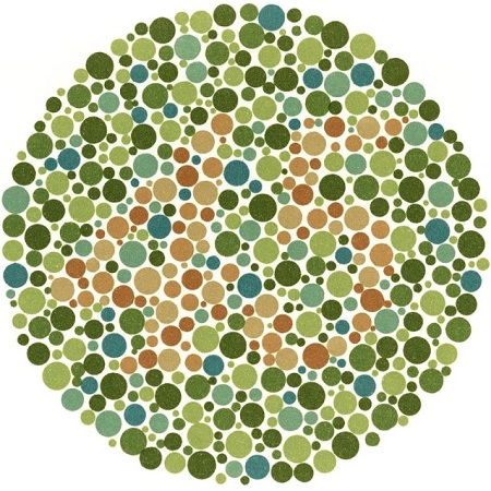 45 color blind test