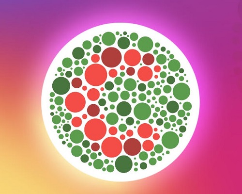 Rød grønn fargeblind test